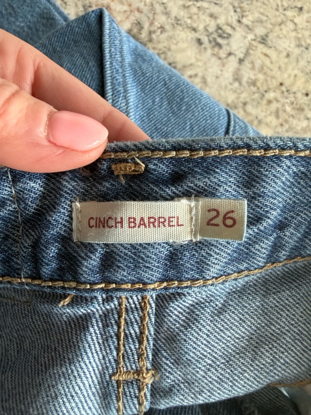 Levi’s Cinch Barrell Jeans, Size 26 - Picture 3 of 4